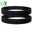 Pulseira de silicone de casamento Pulseiras de moda laranja