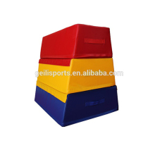 Colorful gymnastic soft vault pommel vaulting horses gymnastics equipment for sale