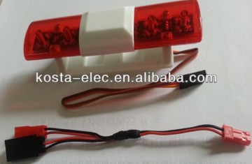 Police Car LED Lighting System Oval Style Red