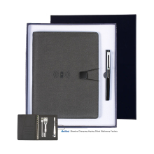 Wireless LED Lamp Powerbank with Memory Card Notebook