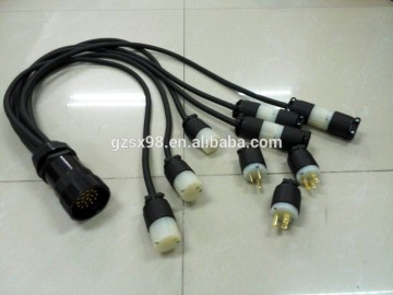 power electrical cable with edison plug