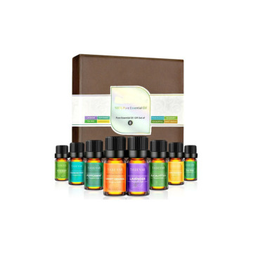 100% puro aromaterapia óleo essencial conjunto 8 pack