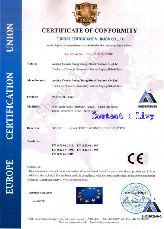 BRC Fence with CE certificate