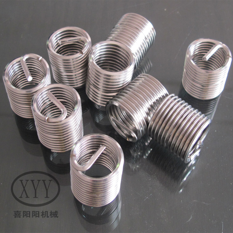 304 Stainless Steel Wire Thread Inserts Locking Type Fasteners with M2 M8 Threads Packed in Carton Box Metric Measurement System