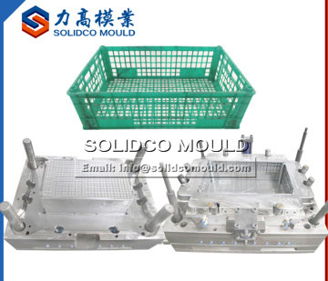 Plastic hot selling Collapsible Crate Mould with good-price