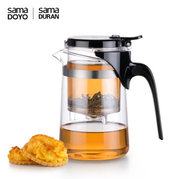 500ml Samadoyo top quality glass tea pot without glass fringes