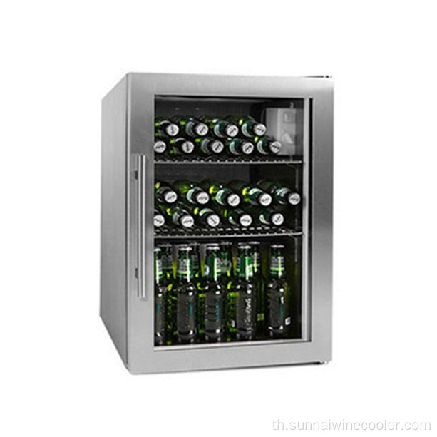 ตู้เย็นตู้เย็นคอมเพรสเซอร์ขนาดกะทัดรัดสำหรับเบียร์โซดา