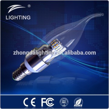 led candle lamp e14/led lamp e27/candle led bulb