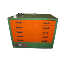 Plate drying case plate baking for silk plate