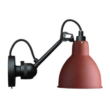China Light arm shade adjustable black flexible wall lamp Supplier
