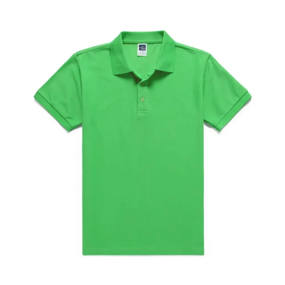 OEM Bulk Wholesale Hemp Green Polo Uniform Polo Shirt