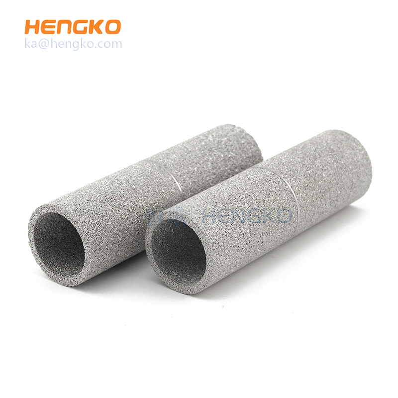 Factory direct sale 40-50 um micron pore grade sintered porous metal SS stainless steel filter tube