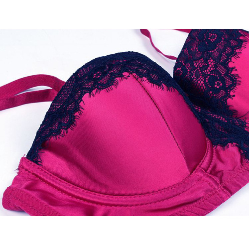 Soutien-gorge en dentelle sexy à couverture complète pour femmes RTS