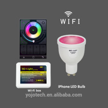 iPhone controlled GU10 wifi led bulb