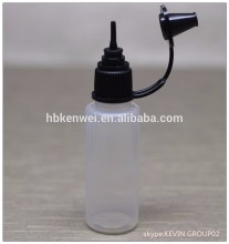 plastic beard oil needle bottle with dropper cap