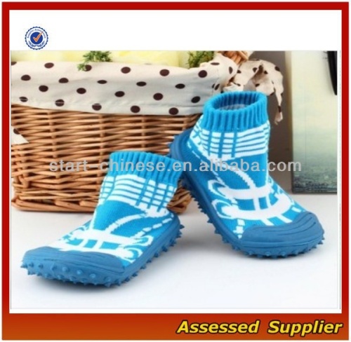 baby socks with rubber soles new fashion custom design