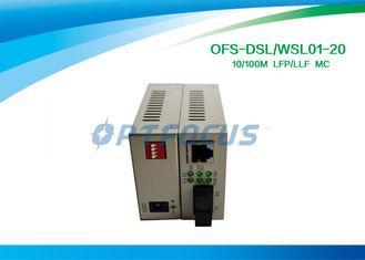 LFP Single Mode Fiber Rj45 Converter , LC SC Media Converte