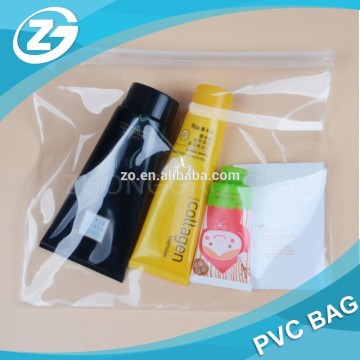 China Manufaturer clear ziplock pvc bag with slider ziplock pvc bag