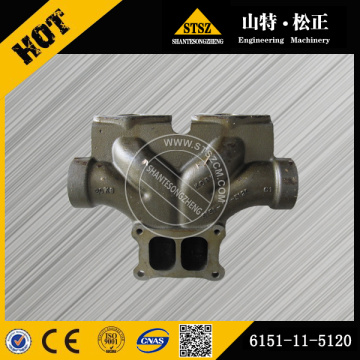 Moletíssimo Exhuat 6151-11-5140 para Komatsu Engine S6D125-1AJ-S