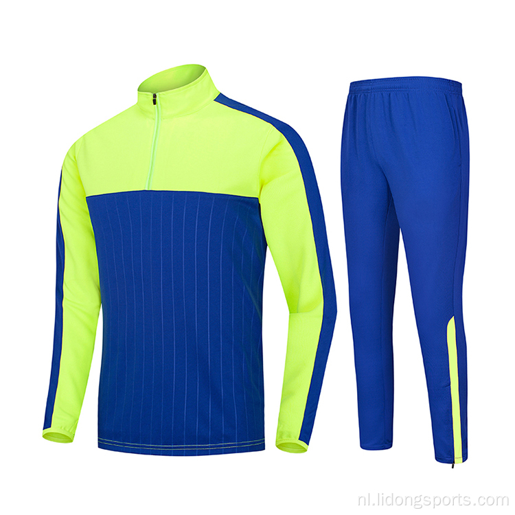 Groothandel Training &amp; Jogging Wear Sportswear Type en Gezond Materiaal Atletisch Track Pak