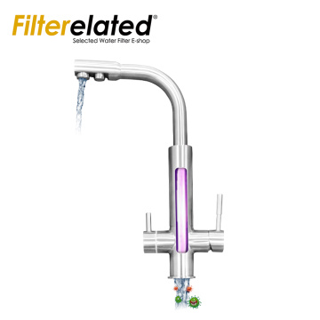 UV faucet for kitchen use