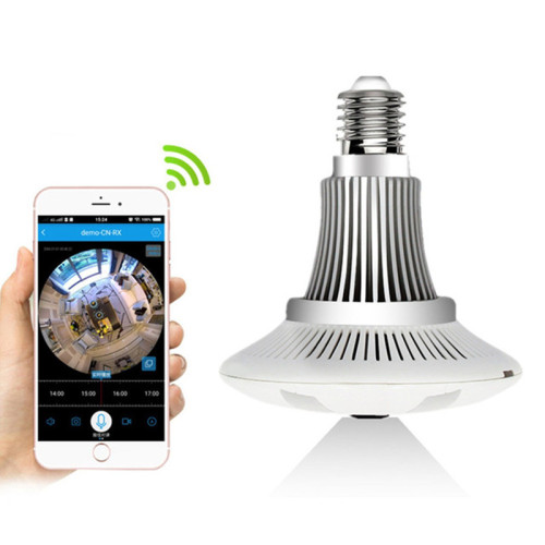 Bulb Light Wireless Security Wifi IP Camera