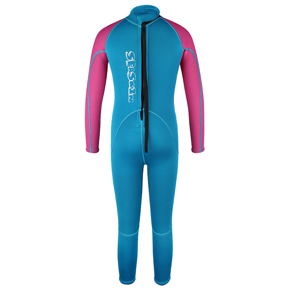 Seaskin Kids Back Zip Neoprene Swimbing Diving Wetsuit