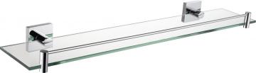 Wall Mount Bath Glass Shelf Polished Chrome Finish