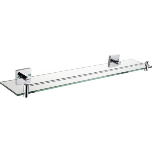 Wall Mount Bath Glass Shelf Polished Chrome Finish