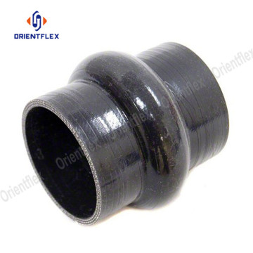 Straight hump silicone rubber pipe