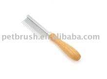 Pet wooden comb