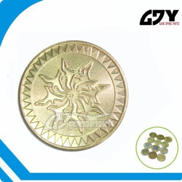 Custom metal token coin in laundry and copper token metal game token