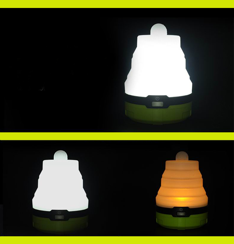 silicon led camping lantern