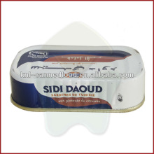 canned sardines suppliers in vegetable oil 125gX50tins