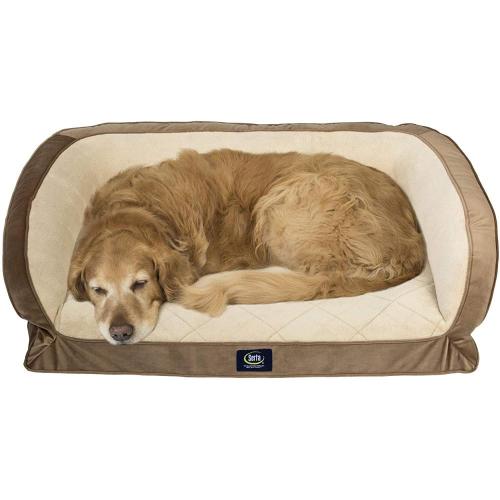 Comfity Gray Orthopedic Dog Bed