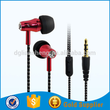 Braid wire earphone bling earphone girly earphone