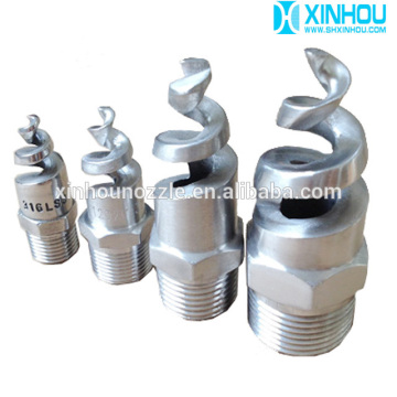 stainless steel whirl jet spray nozzle