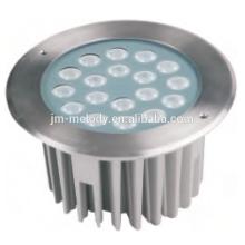 36W Outdoor Waterproof IP67 24V Steady Color RGB LED Round LED Inground LED underground Lamp light under ground Lighting