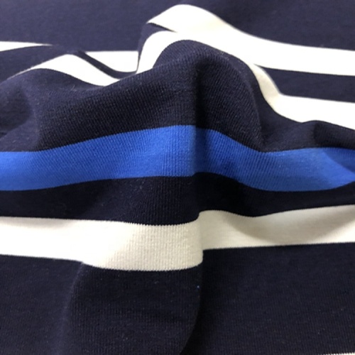 Dirt-proof Vortex Stripe Spandex Terylene Rayon Fabric