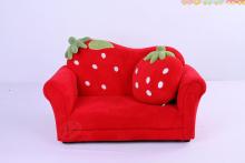 Coral Strawberry Kid Two Seats Sofa