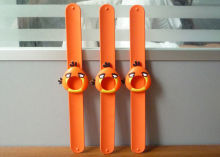Angery Bird Slap Rubber Watch Strap , Orange