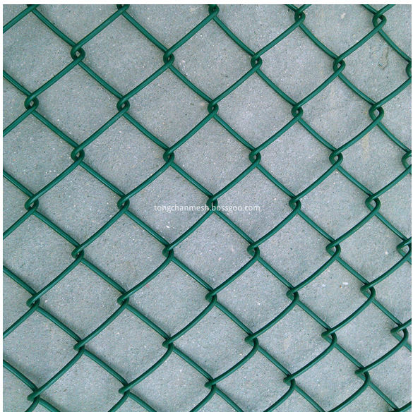 PVC Coated Chain Link Mesh Fencing