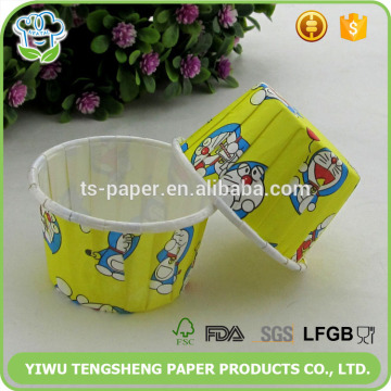 PE coated baking cups for Souffle,cupcake cases