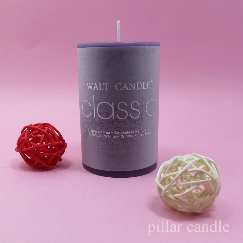 Different Size Classic Pilar Candle Colorful Pillar Candle with Scented