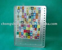 Tin board for notebook