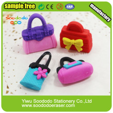 3D Handbag Shaped Children Scented Fancy Erasers For Girls
