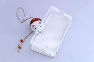 White Sumsung Plastic Cell Phone Cases Prevent Scratches No