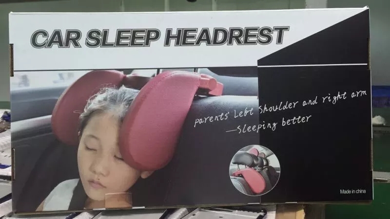 2017 QPAK Patent Car Headrest Pillow Neck Support Car Travel Head Rest Memory Pillow