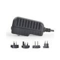 12V 0.5A 6W Wall Adapter With Interchangeable Plugs