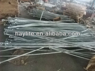 Helix galvanized ground anchor